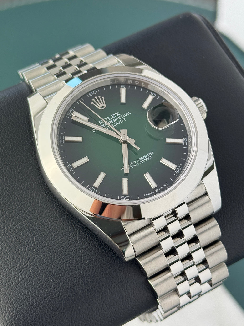 Rolex Datejust 41 - Ombre Green 126300