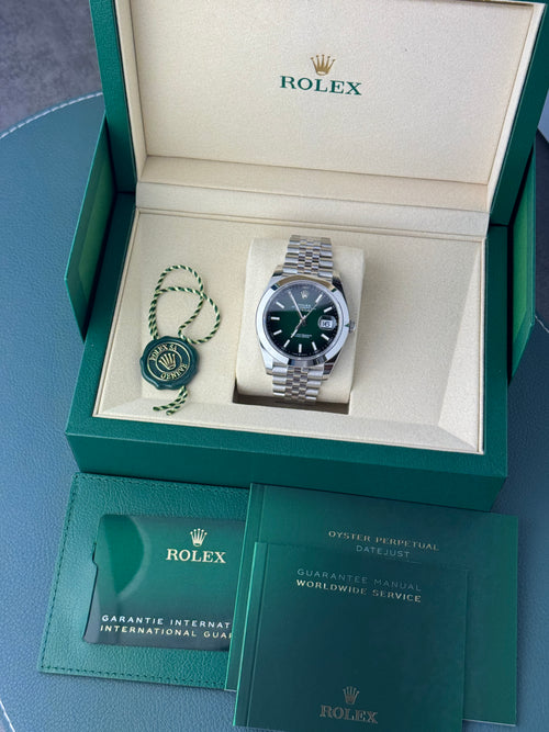Rolex Datejust 41 - Ombre Green 126300