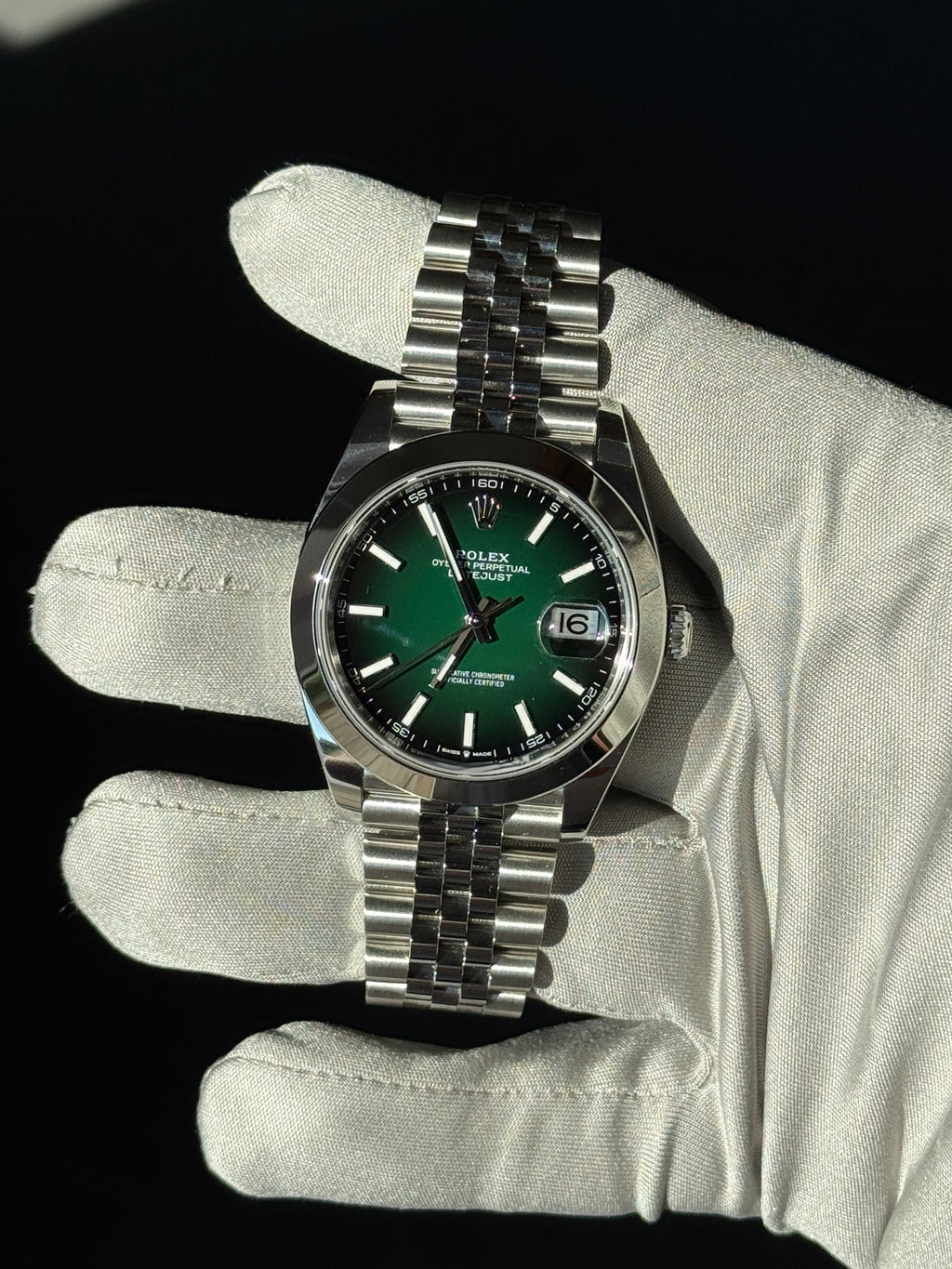 Rolex Datejust 41 - Ombre Green 126300
