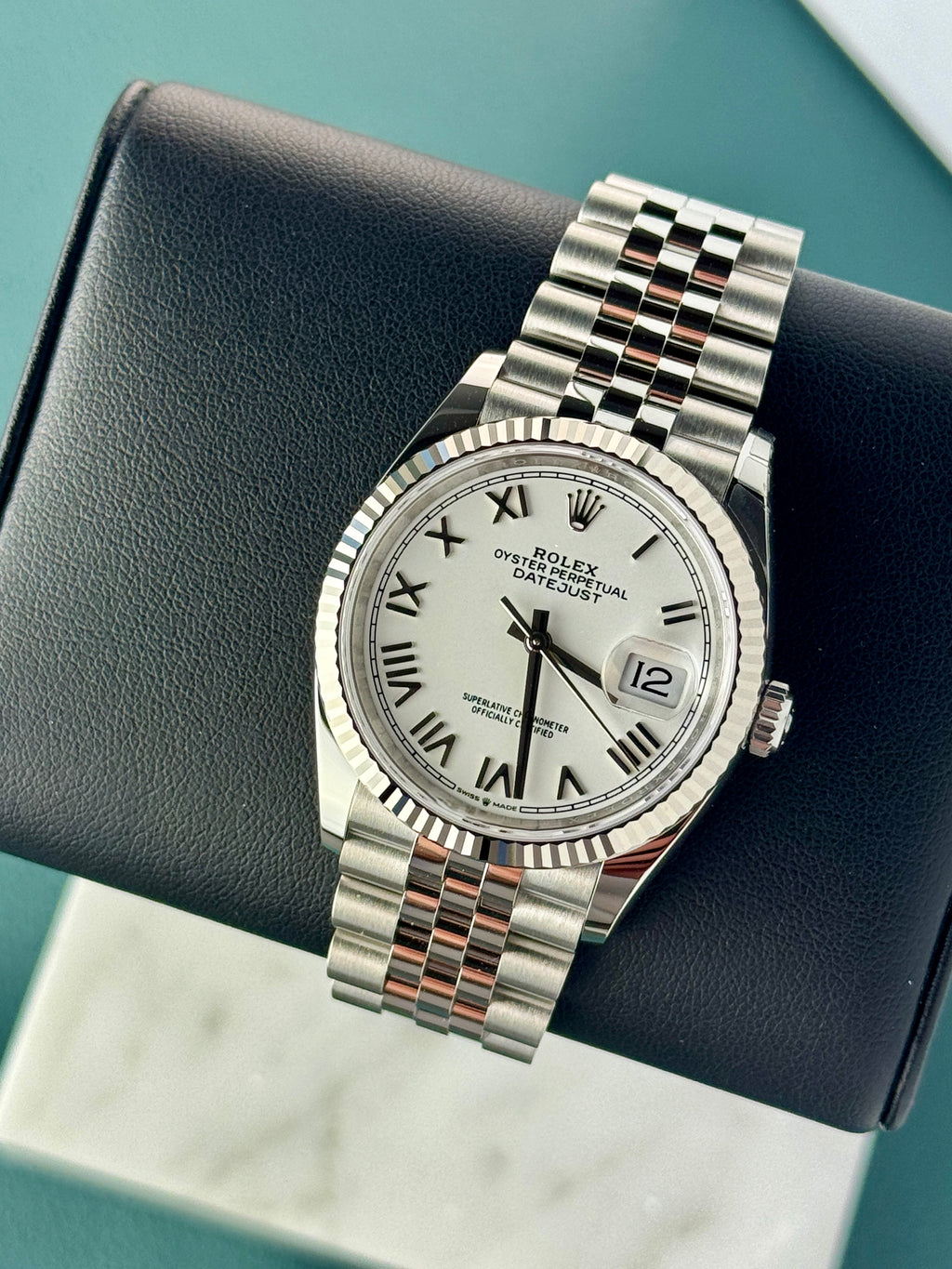 Rolex Datejust 36 White Roman - 126234