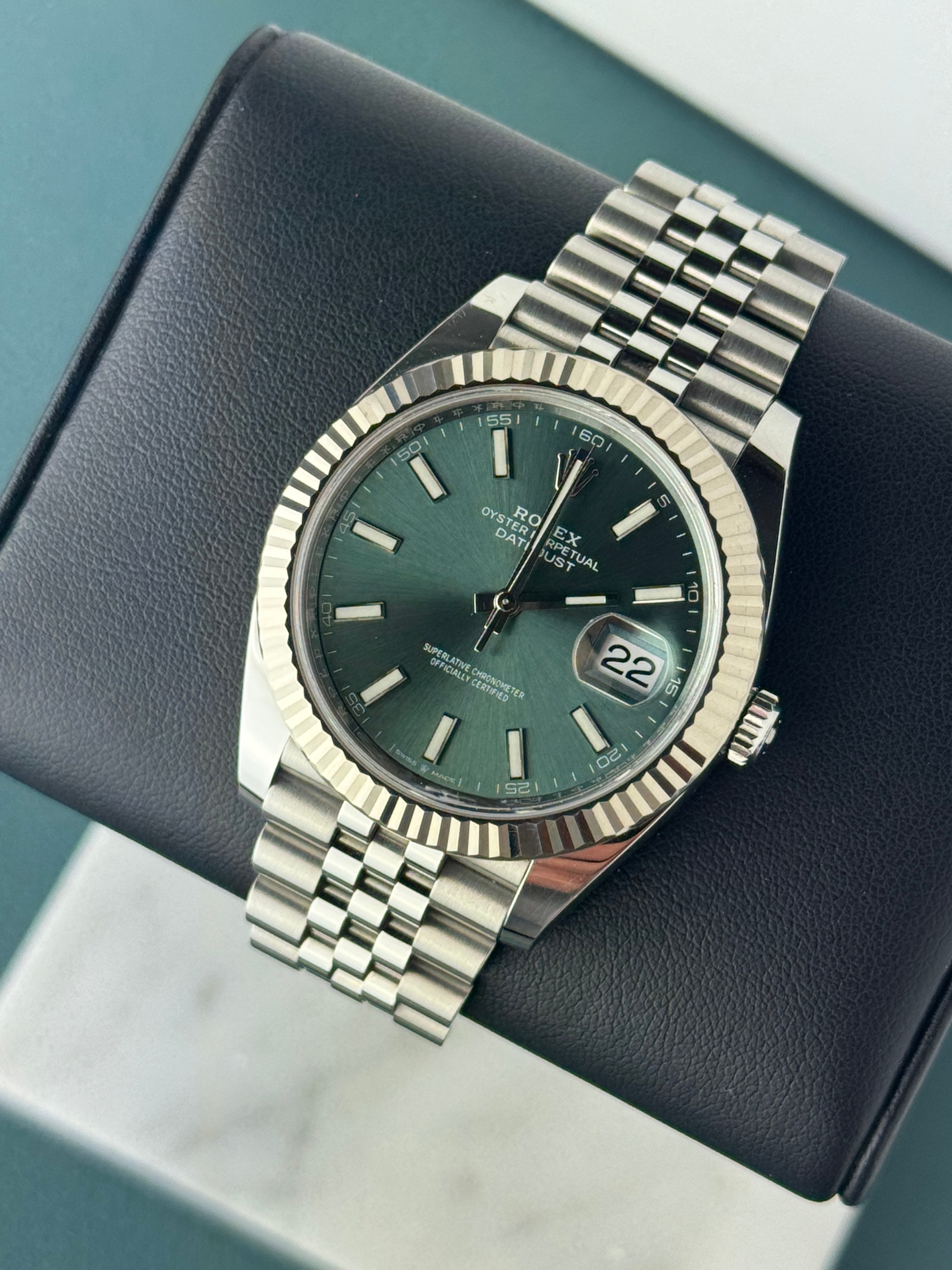 Rolex Datejust 41 – Mintgrünes Zifferblatt | Ref. 126334 |