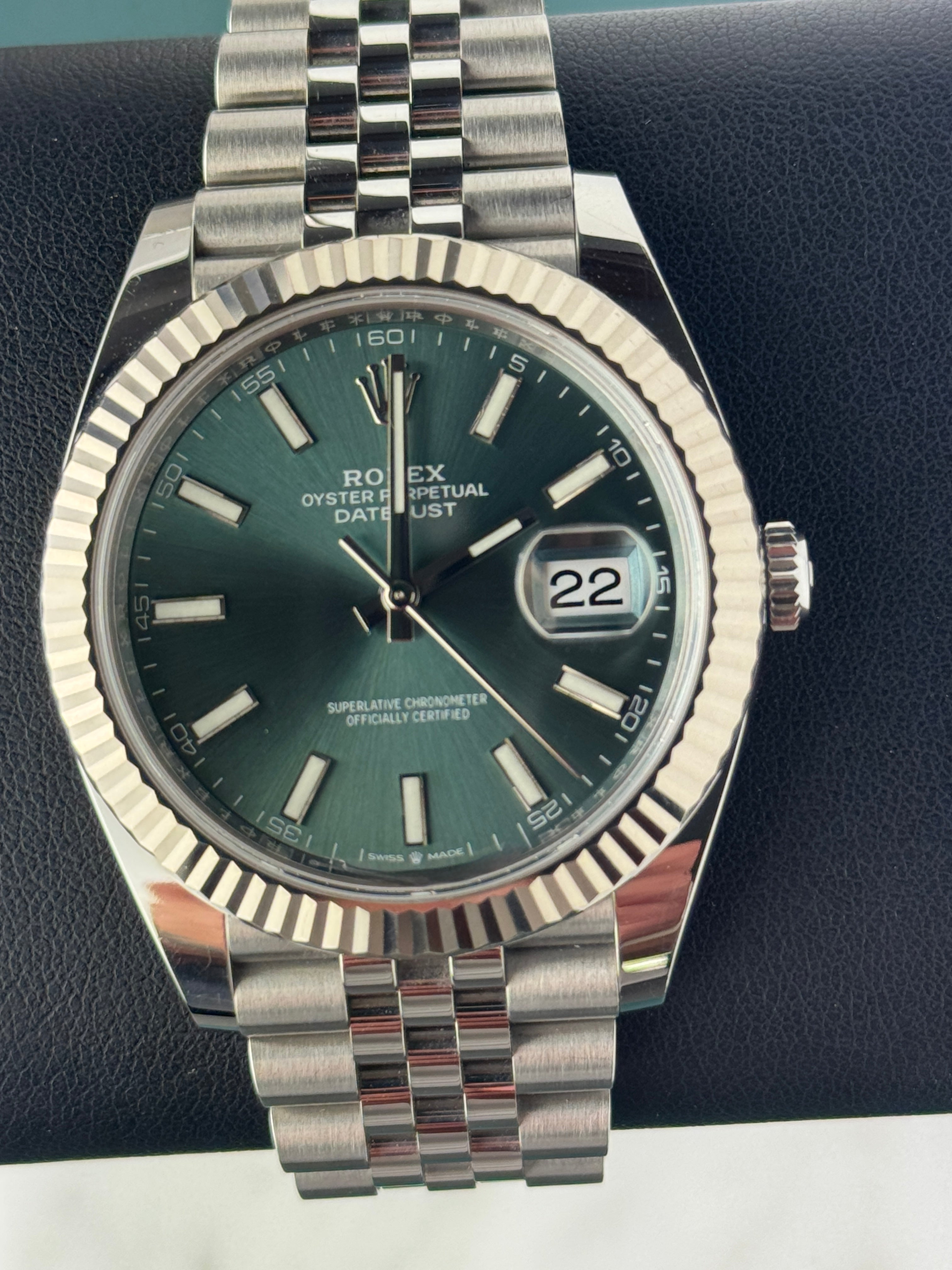 Rolex Datejust 41 – Mintgrünes Zifferblatt | Ref. 126334 |