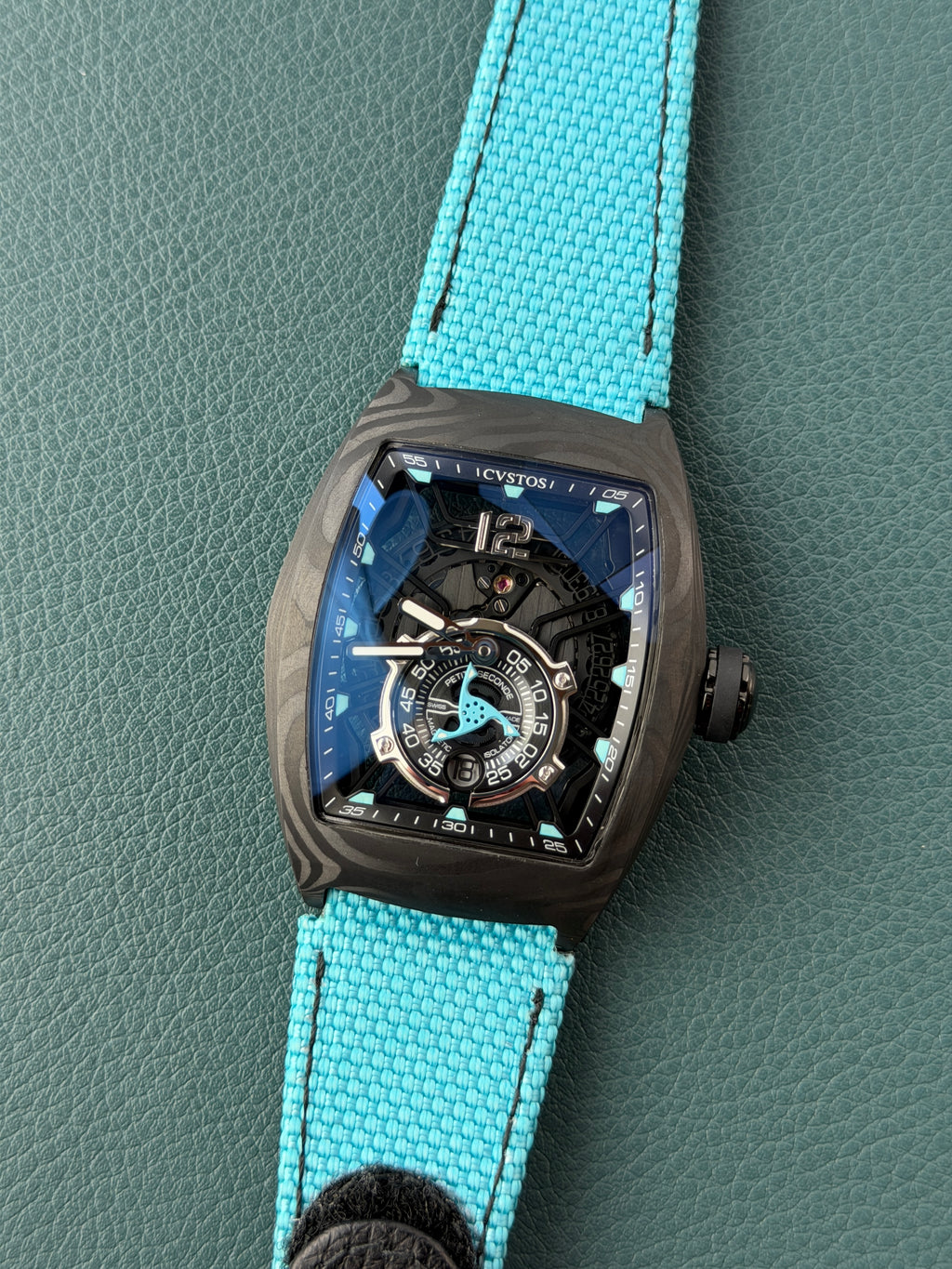 CHALLENGE JETLINER PS BLACK CARBON/BLUE DIAL