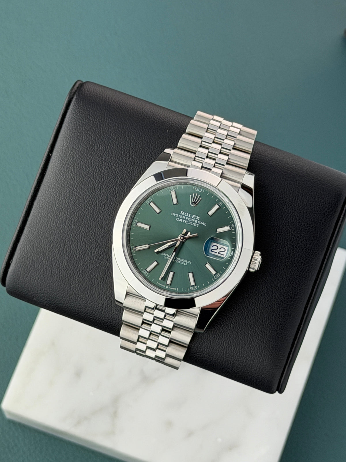 Rolex Datejust 41 – 126300 – Mintgrün