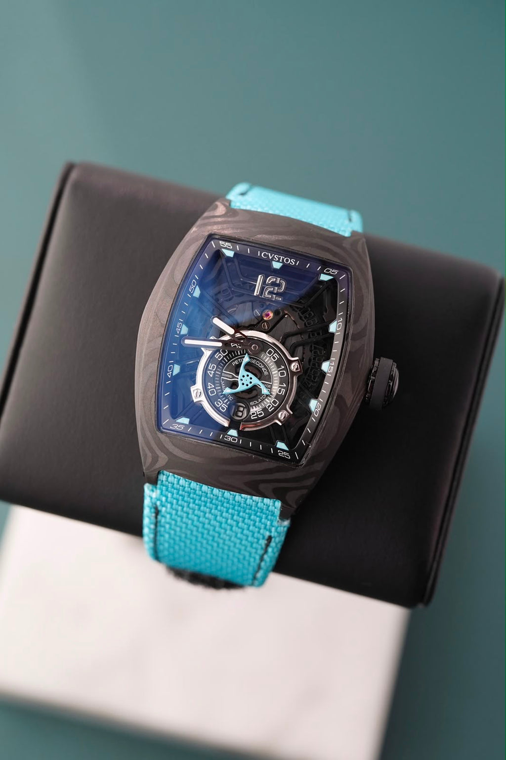CHALLENGE JETLINER PS BLACK CARBON/BLUE DIAL